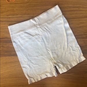 Stretch Rib Shorts in Bone (currently sold out)